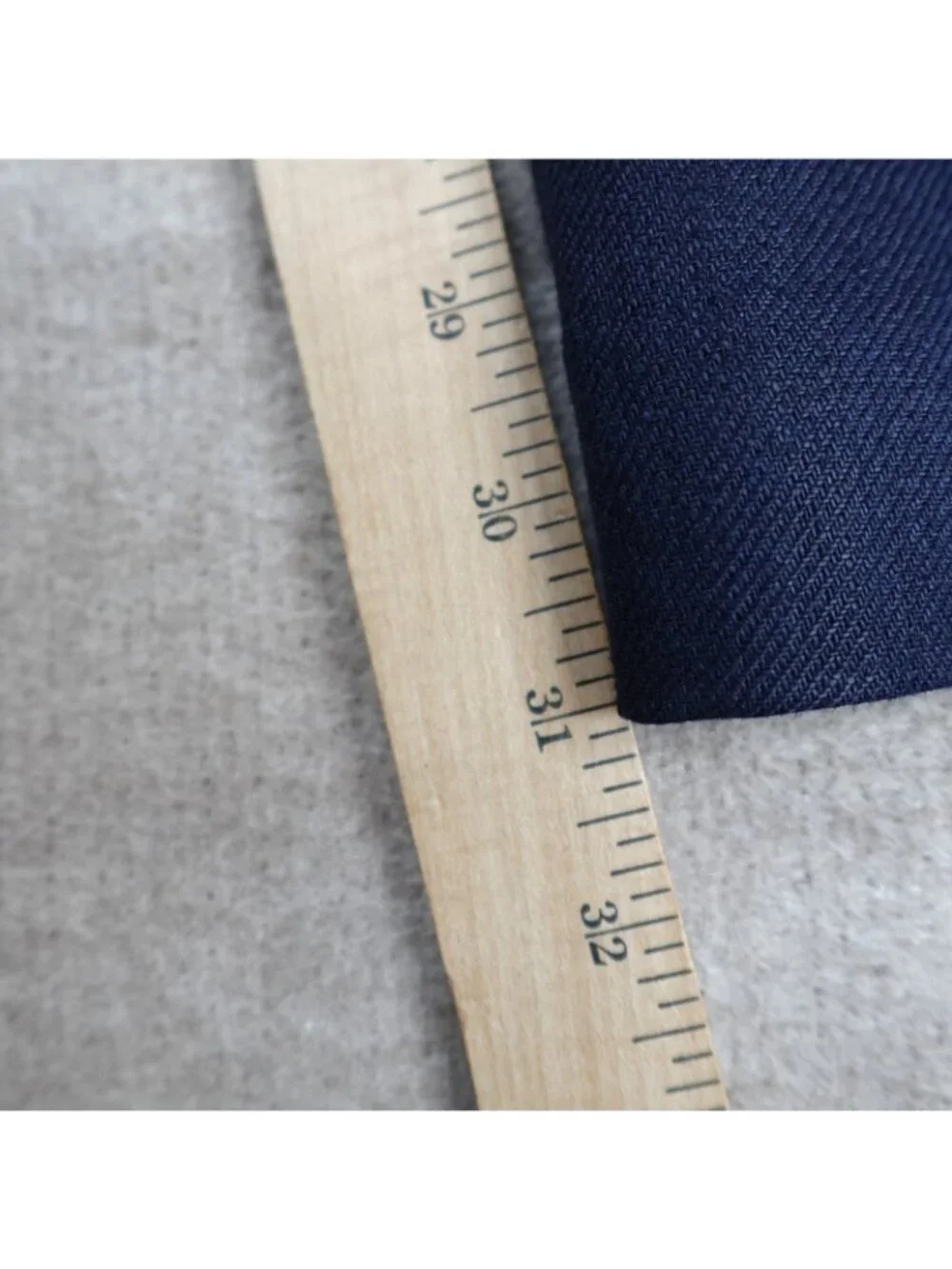 Polo Ralph Lauren Mens Pants 38 x 32 Blue Navy Solid 100% Linen Preston
